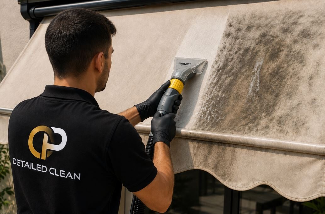 Limpieza de toldo quita manchas