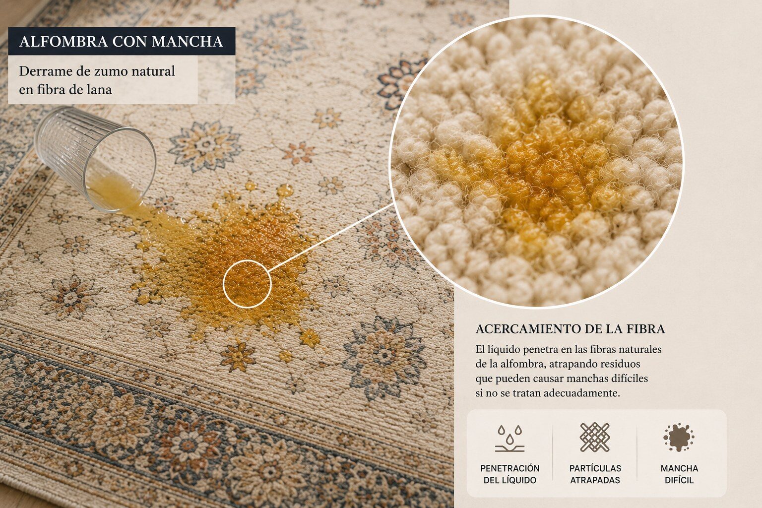 Limpieza de alfombras naturales