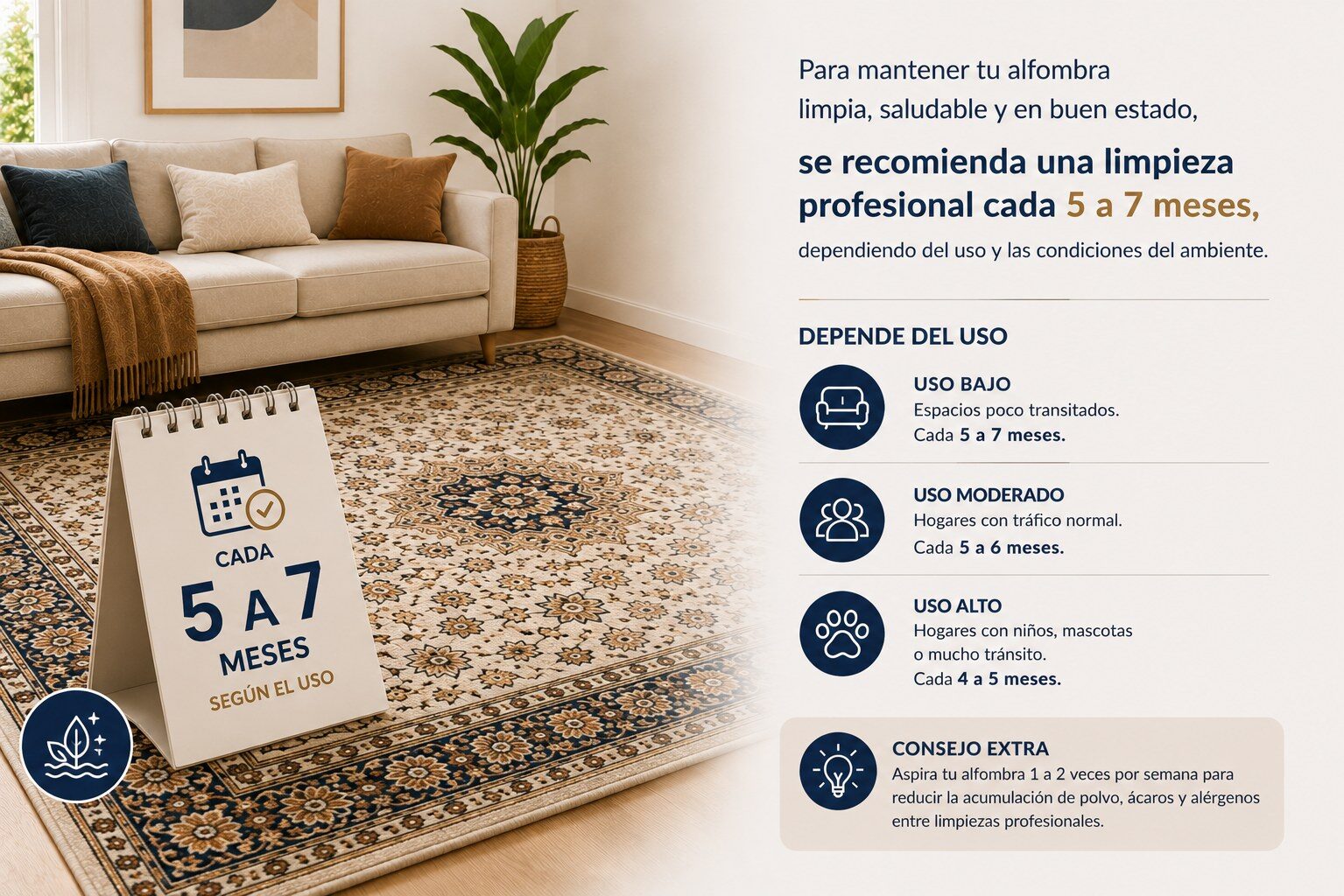 Limpieza de alfombras a domicilio