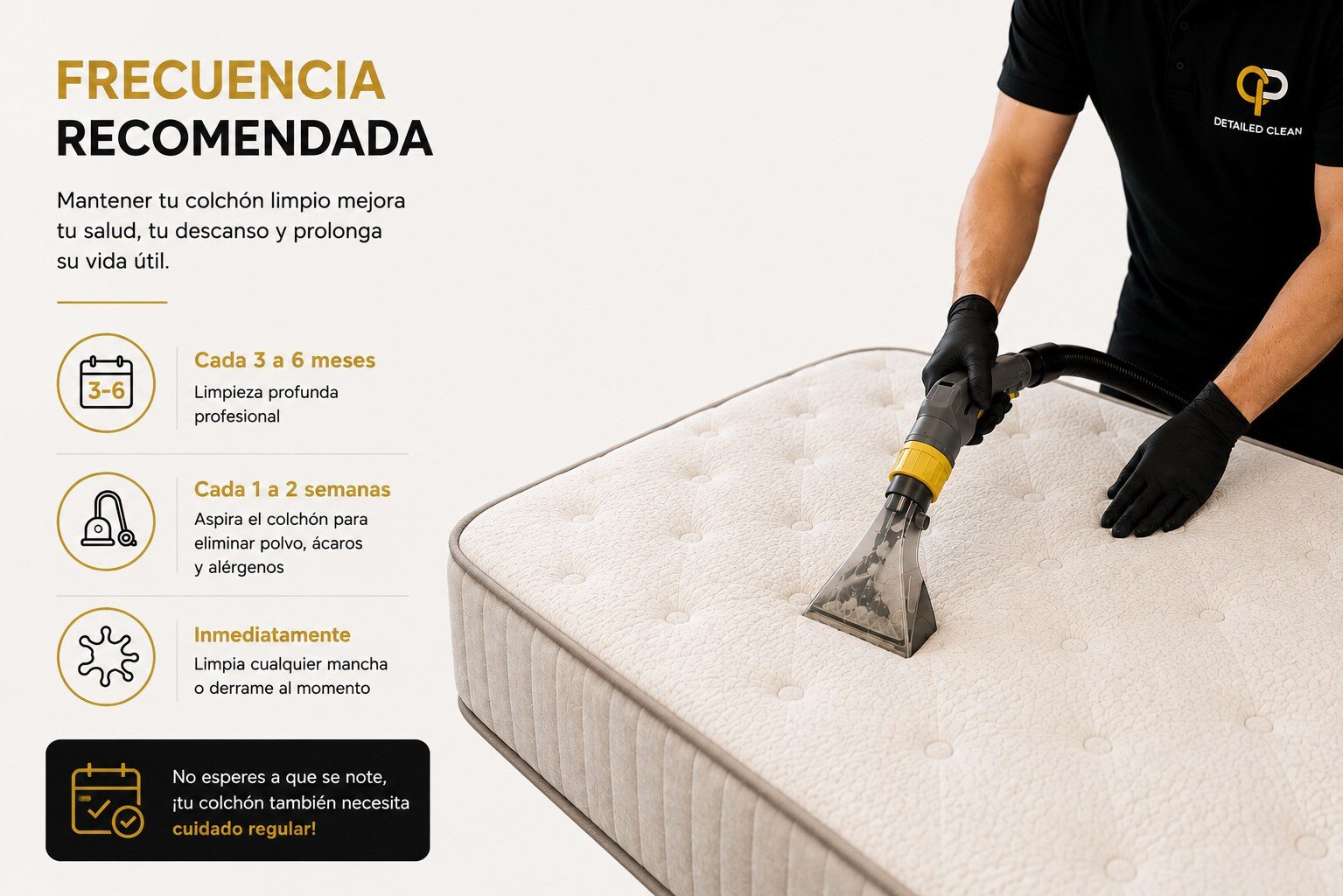 limpieza de colchones de latex en las palmas