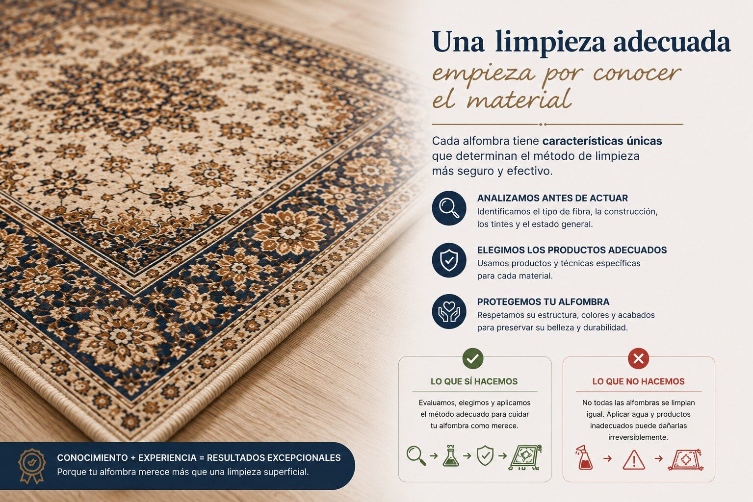 Limpieza de alfombras orientales